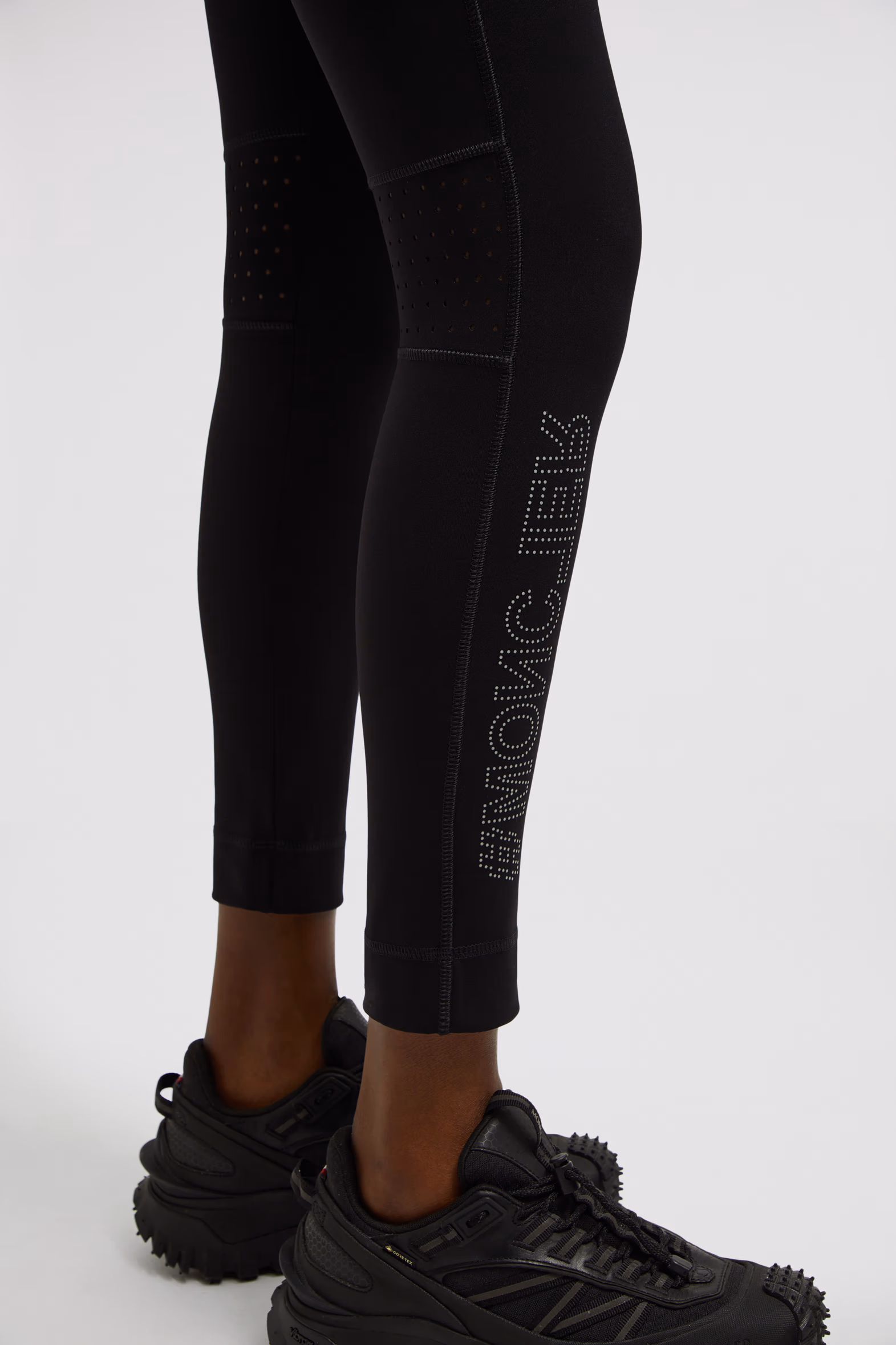 Jersey Leggings Women Black Moncler 7